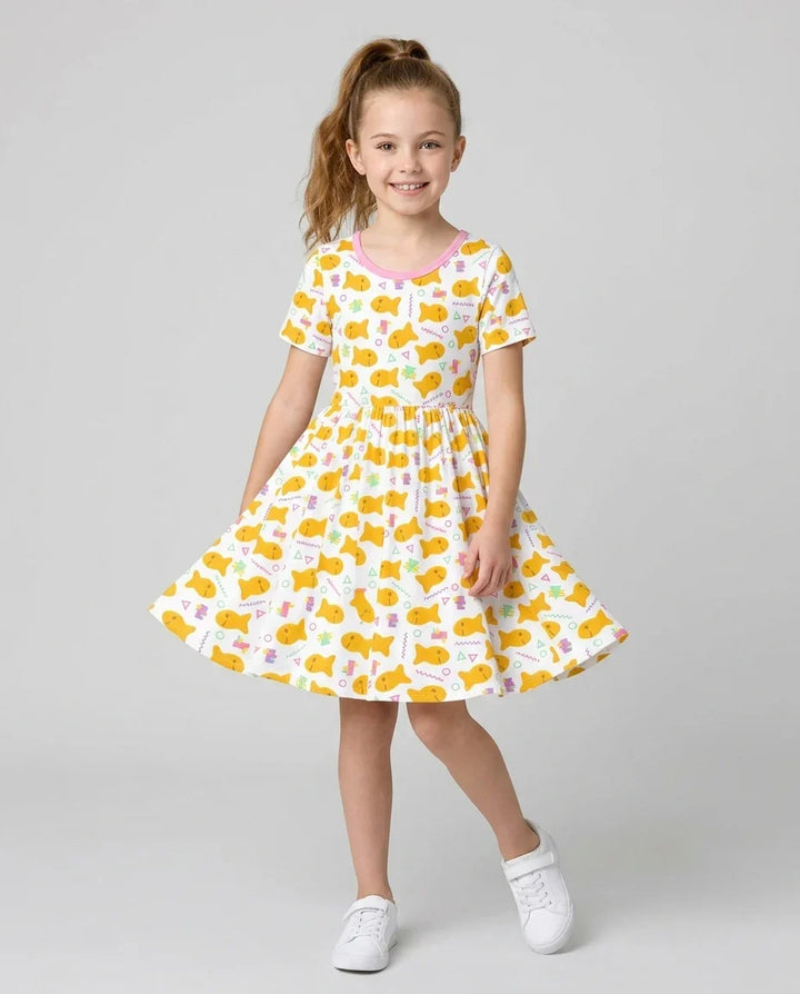 Vorlage Bambus Twirl Kleid