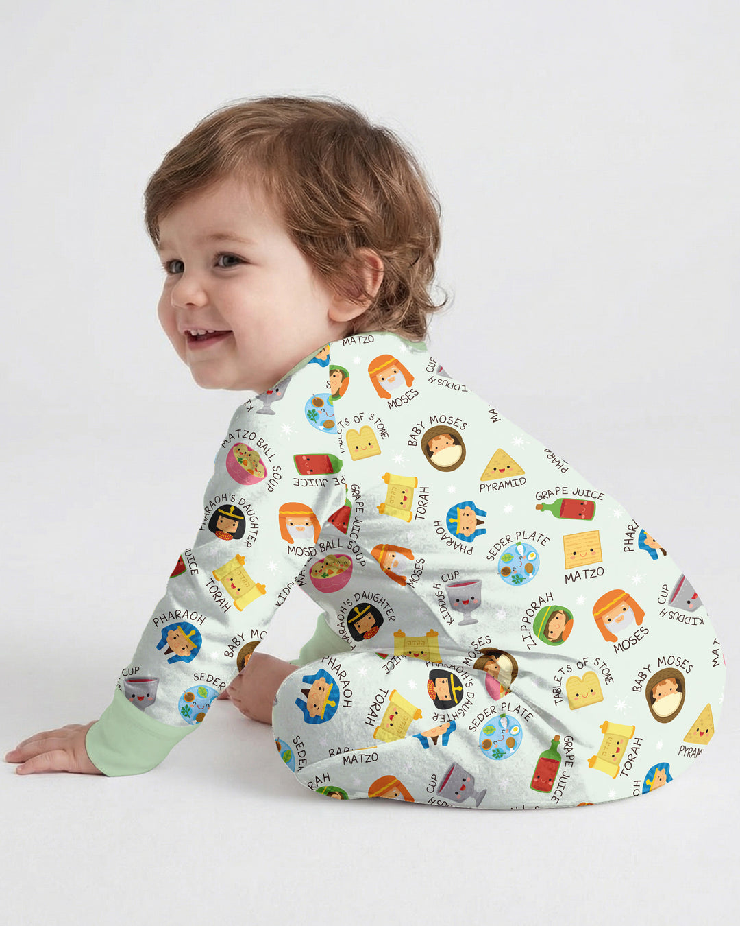 Gerippte Babykleidung mit individuellem Foto - Weich &amp; Skizzenhaft