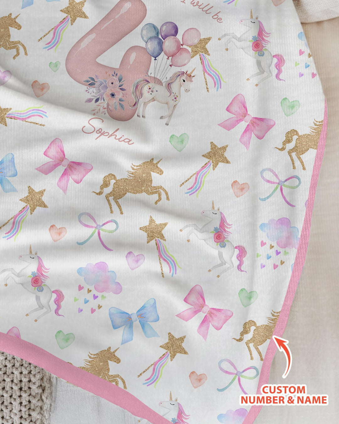 Custom Name When I Wake Up I Will Be Birthday Bamboo Blanket