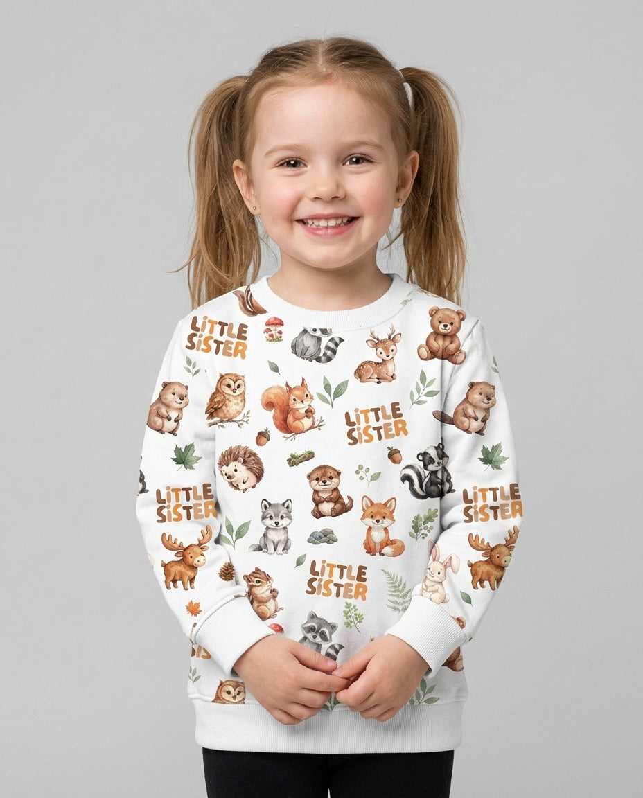 Sudadera de cuello redondo de bambú con plantilla personalizada
