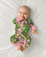 Lucky 4 Leaf Clover Bamboo Convertible Zippy