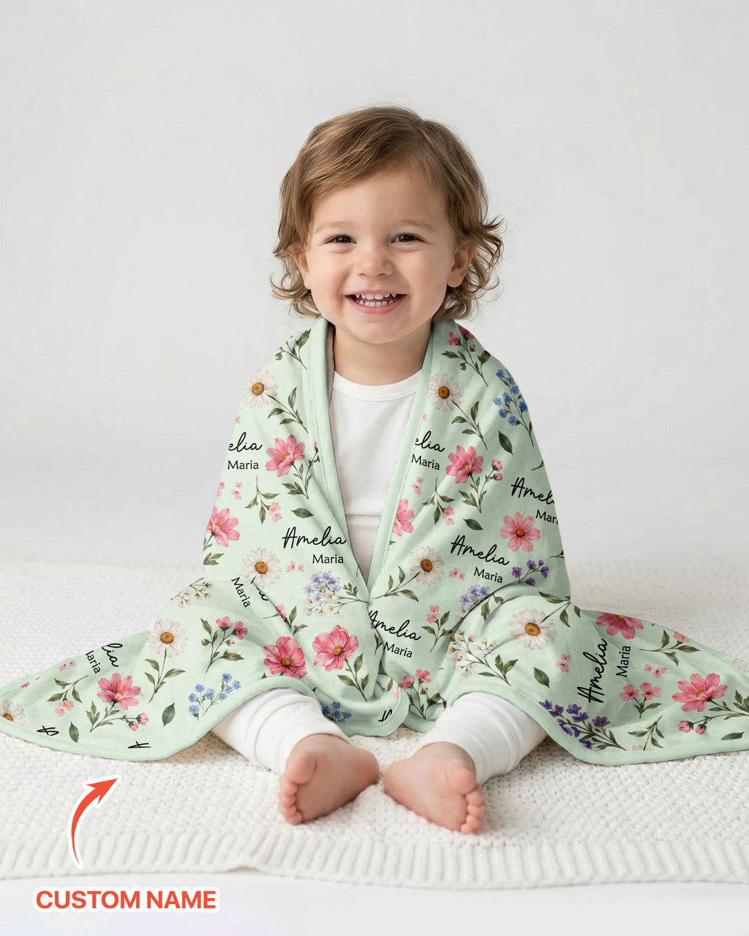 Wildflower Whispers Bamboo Blanket