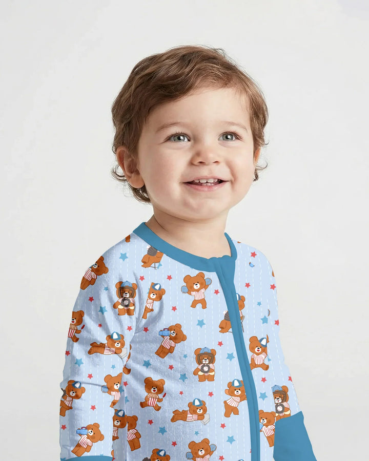 Born To Play Baseball Bamboo Convertible Zippy