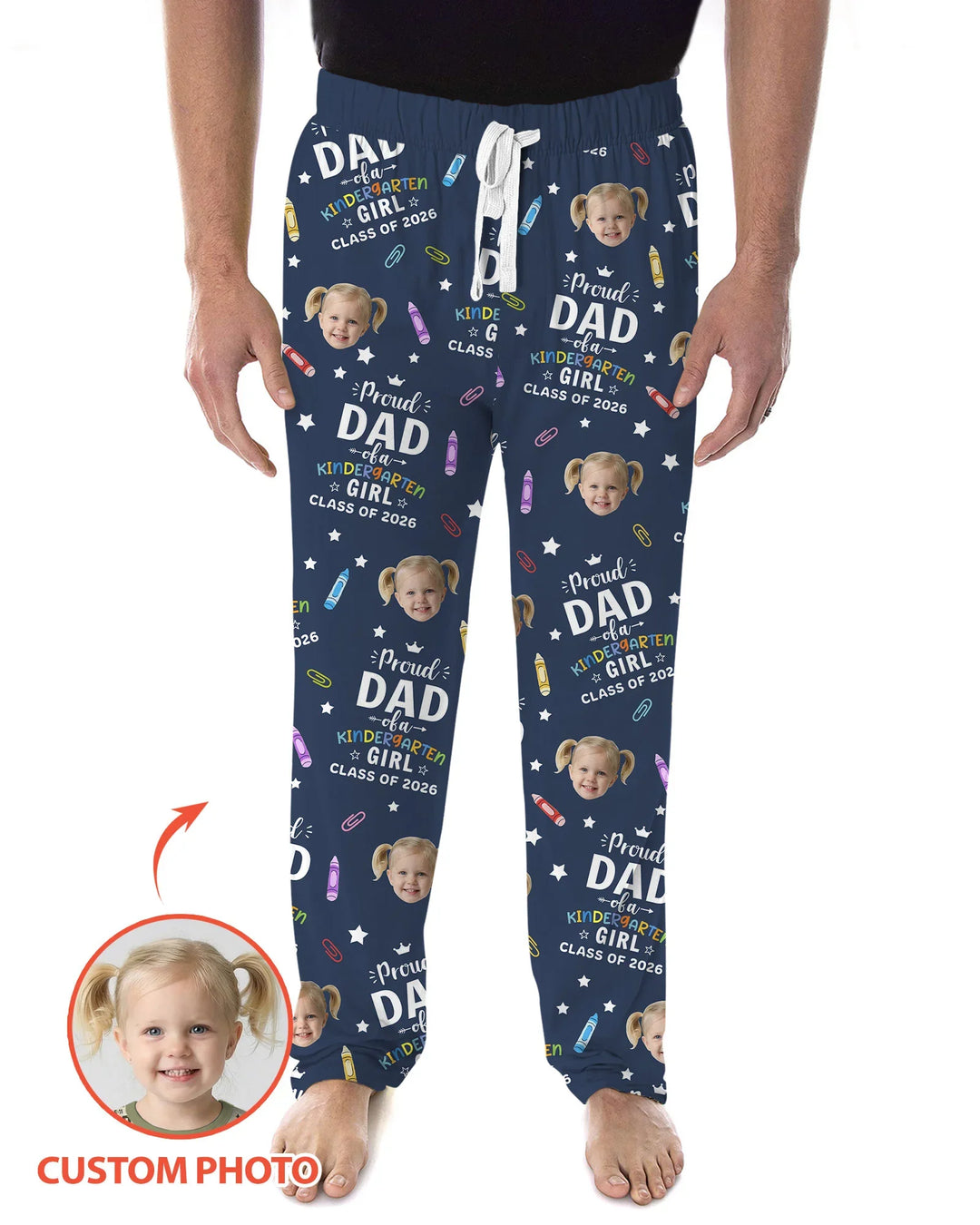 Proud Dad Mom Of Class Of 2026 Bamboo Men's Pajama Set