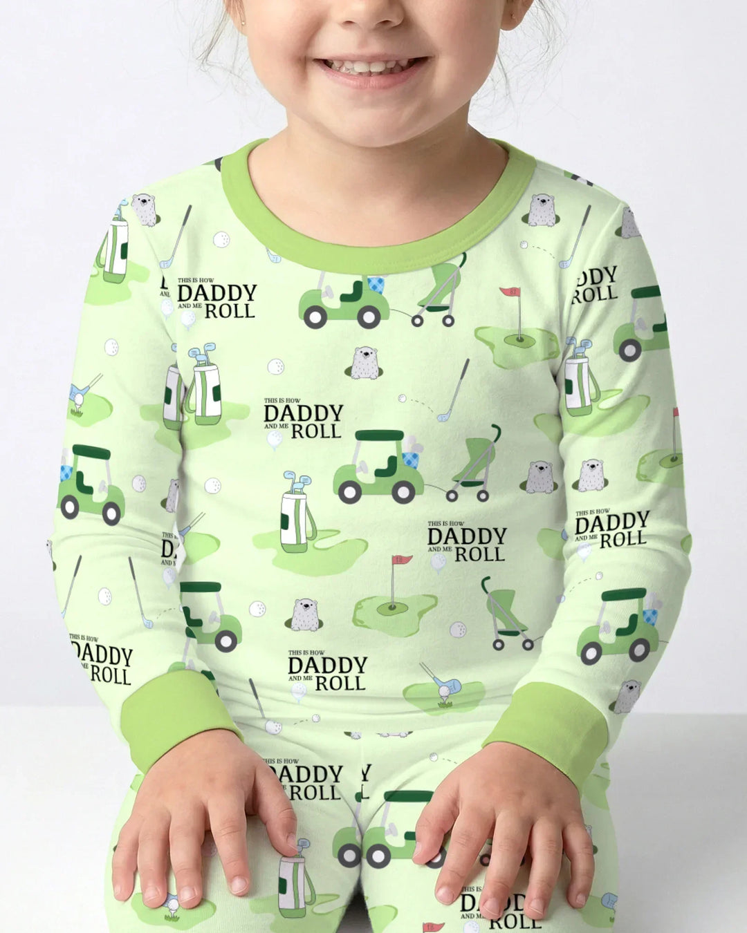 Daddy Golf Team Two Piece Long Sleeve Pajama Set