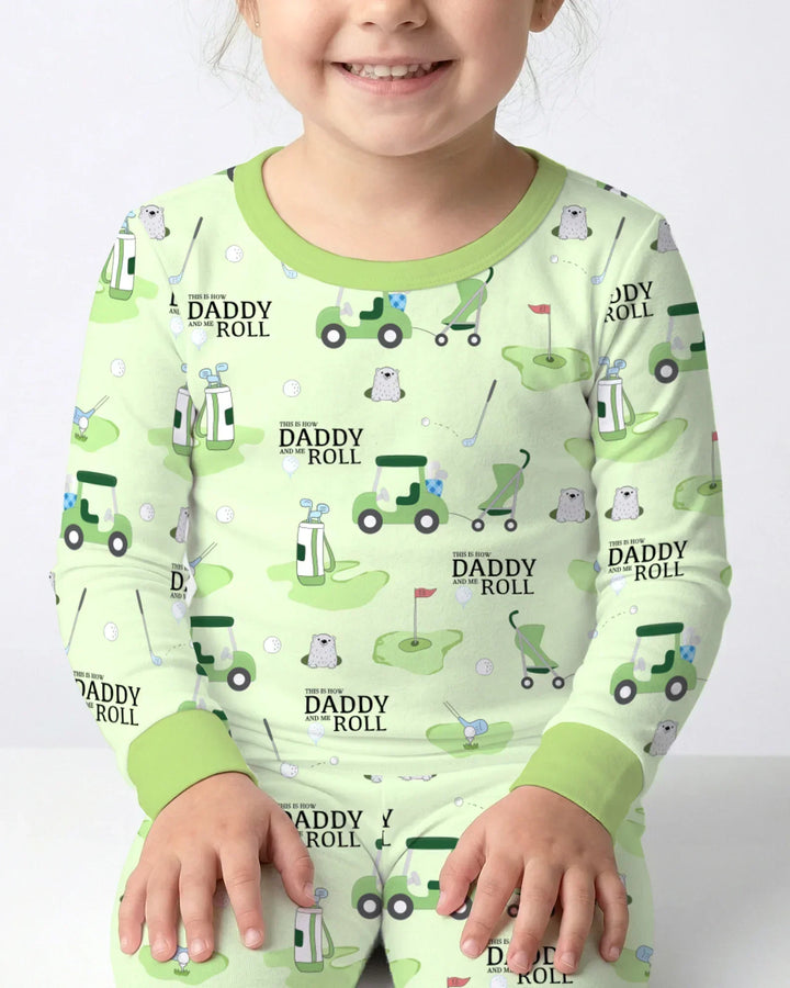 Daddy Golf Team Two Piece Long Sleeve Pajama Set