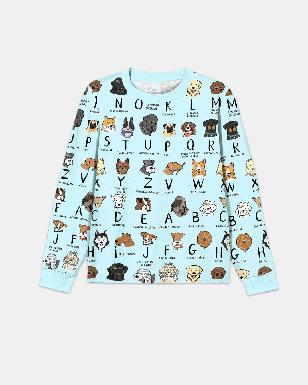 Funny Dogs Alphabet Men's Pajama Set