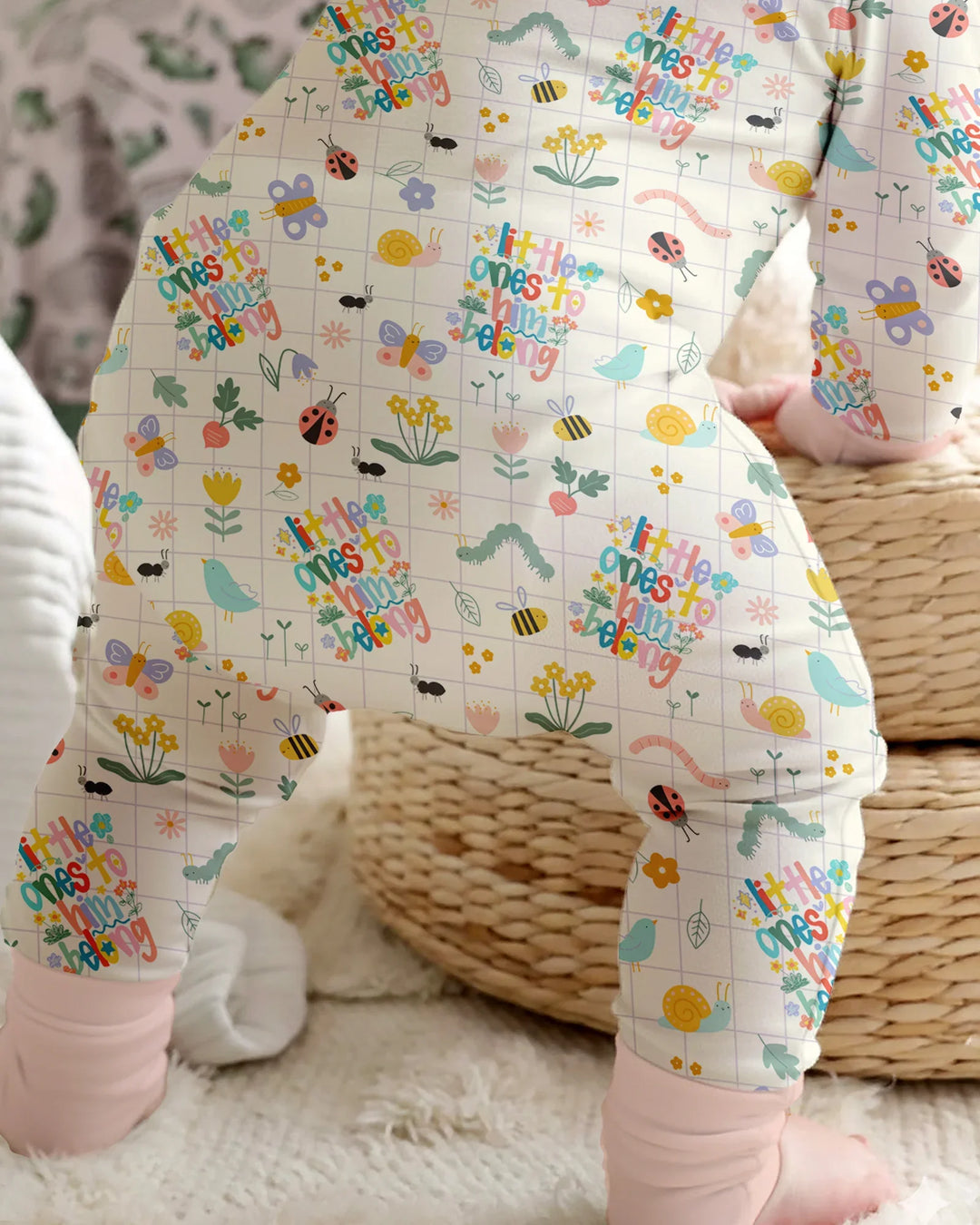Gerippte Babykleidung mit individuellem Foto - Weich &amp; Skizzenhaft