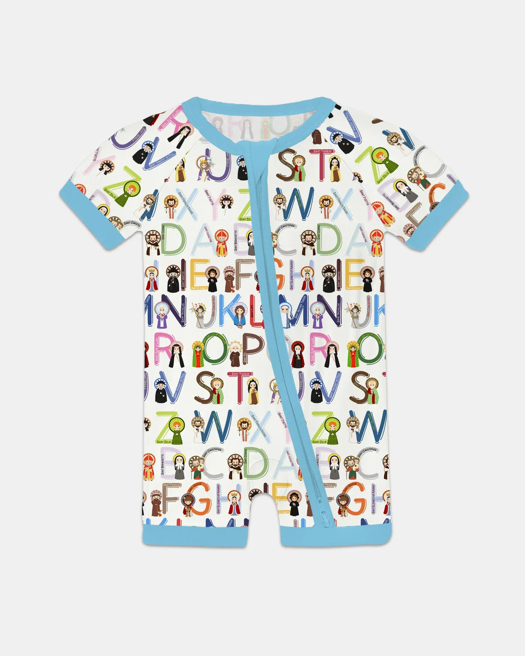 Saint ABCs Bamboo Shorty Zippy