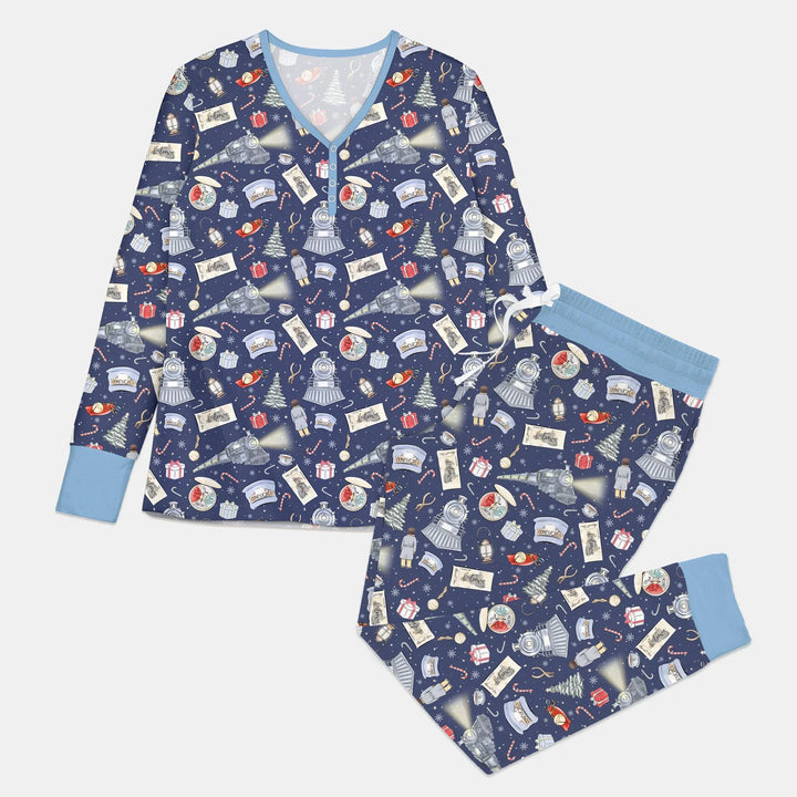 Christmas Train Women Pajama Set
