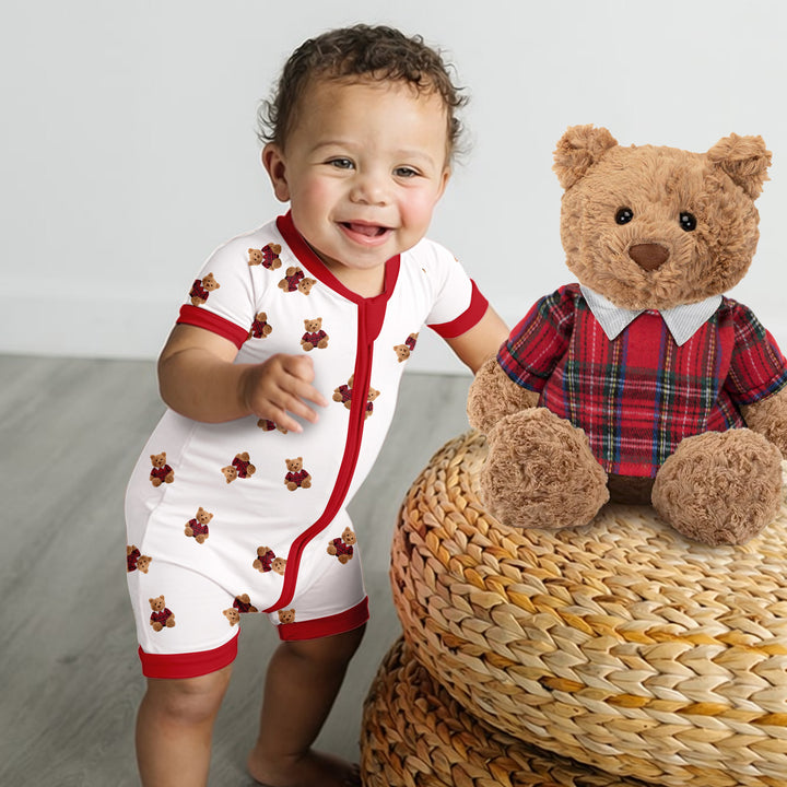 Gentleman Teddy Bear Bamboo Convertible Zippy
