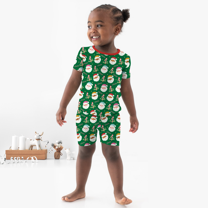 Personalized 1st Christmas Two Piece Short Sleeve Shorts Pajama Set