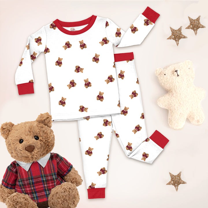 Gentleman Teddy Bear Bamboo Pajama for Baby