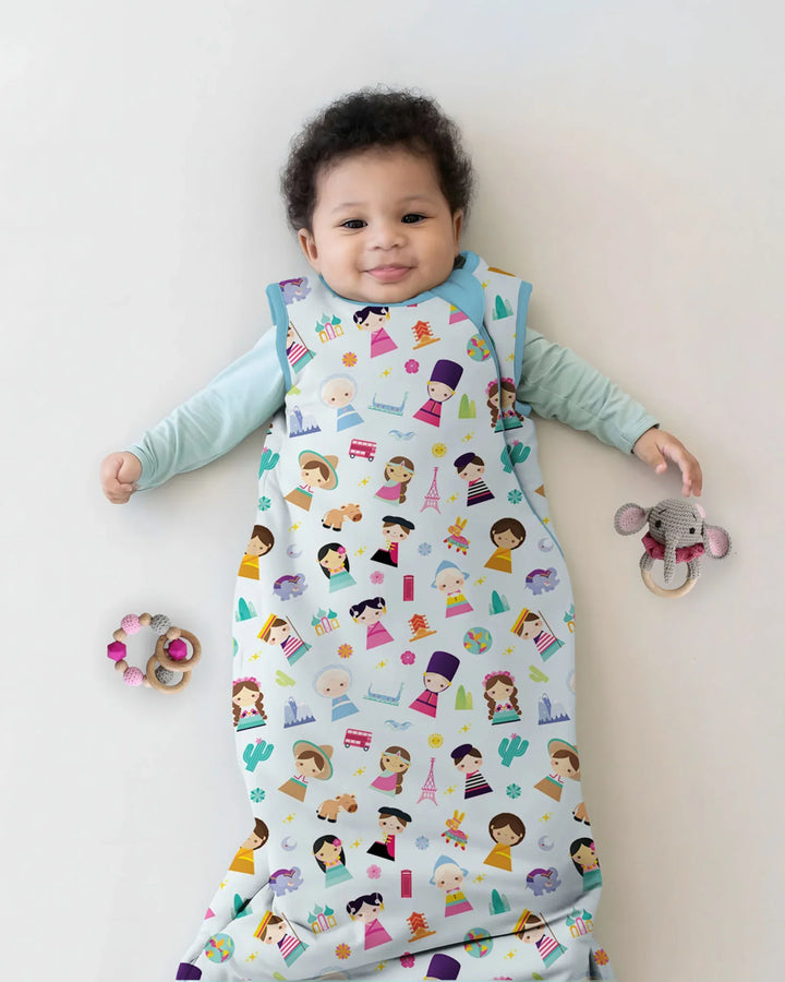 Tiny Friends Around the World Bamboo Sleep Bag