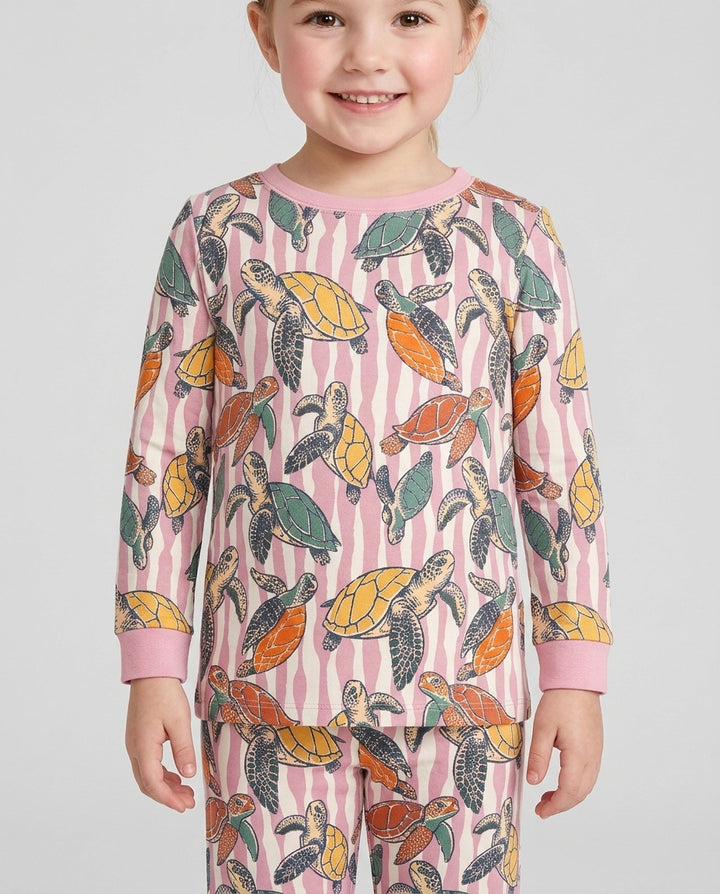 Conjunto de pijama de dos piezas de bambú de manga larga