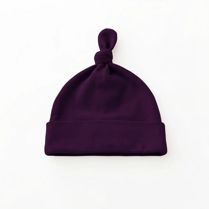 Solid Color Bamboo Knotted Hat