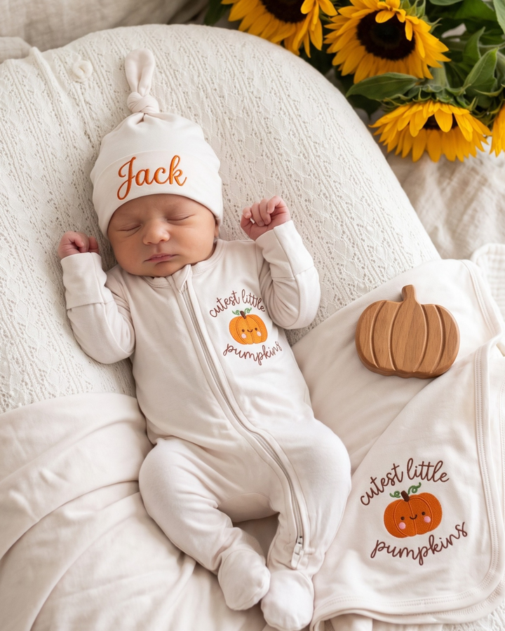 Gerippte Babykleidung mit individuellem Foto - Weich &amp; Skizzenhaft