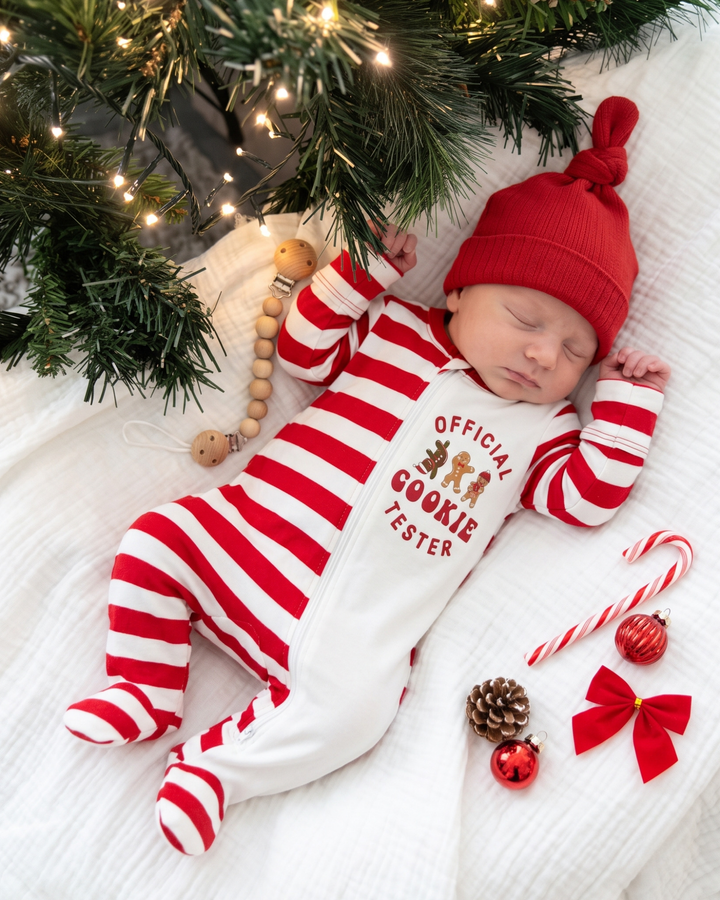 Gerippte Babykleidung mit individuellem Foto - Weich &amp; Skizzenhaft