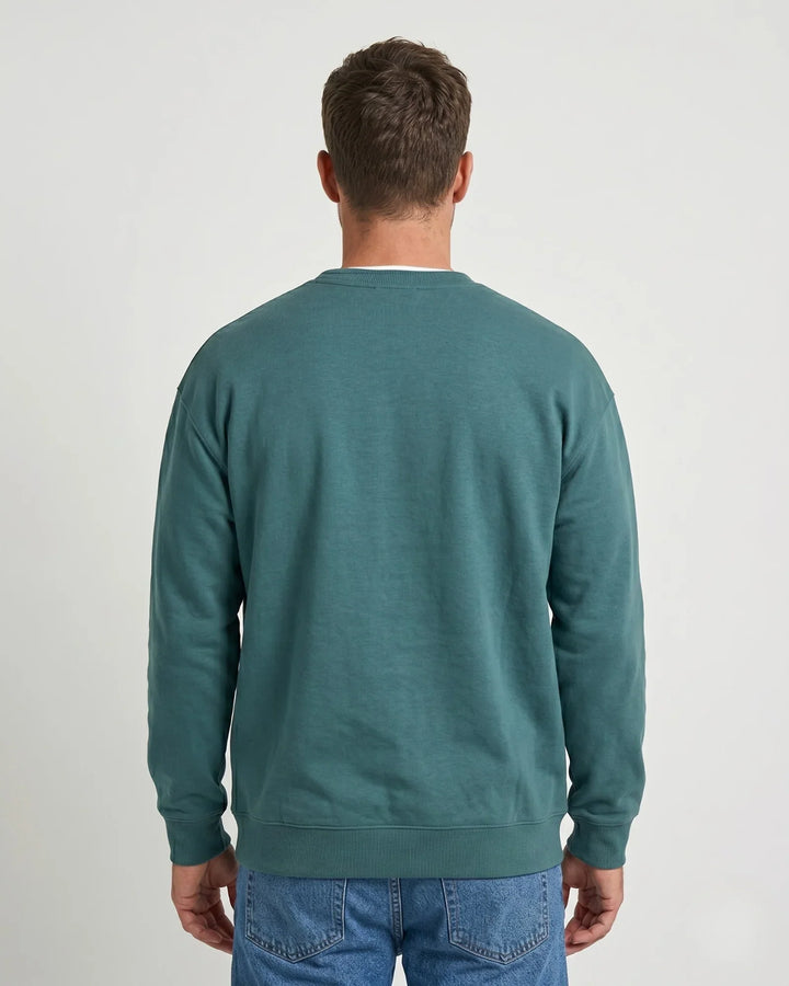 Solid Color Bamboo Adult Crewneck Sweatshirt