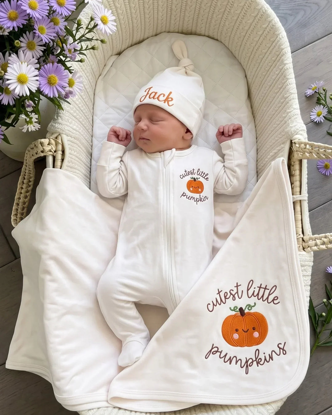 Gerippte Babykleidung mit individuellem Foto - Weich &amp; Skizzenhaft