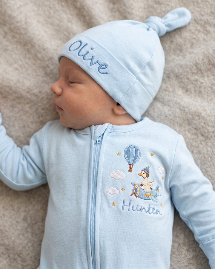 Gerippte Babykleidung mit individuellem Foto - Weich &amp; Skizzenhaft