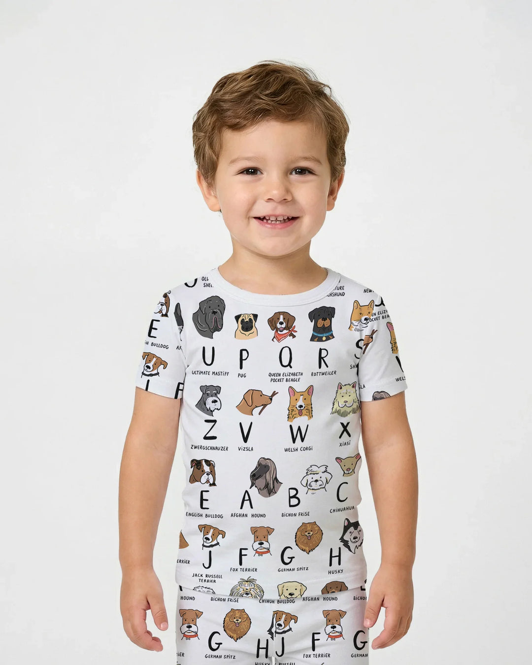 Zweiteiliges, kurzärmliges Pyjama-Set mit Marienkäfern