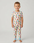 Raised To Love You Bamboo Two Piece Short Sleeve Pajama Set