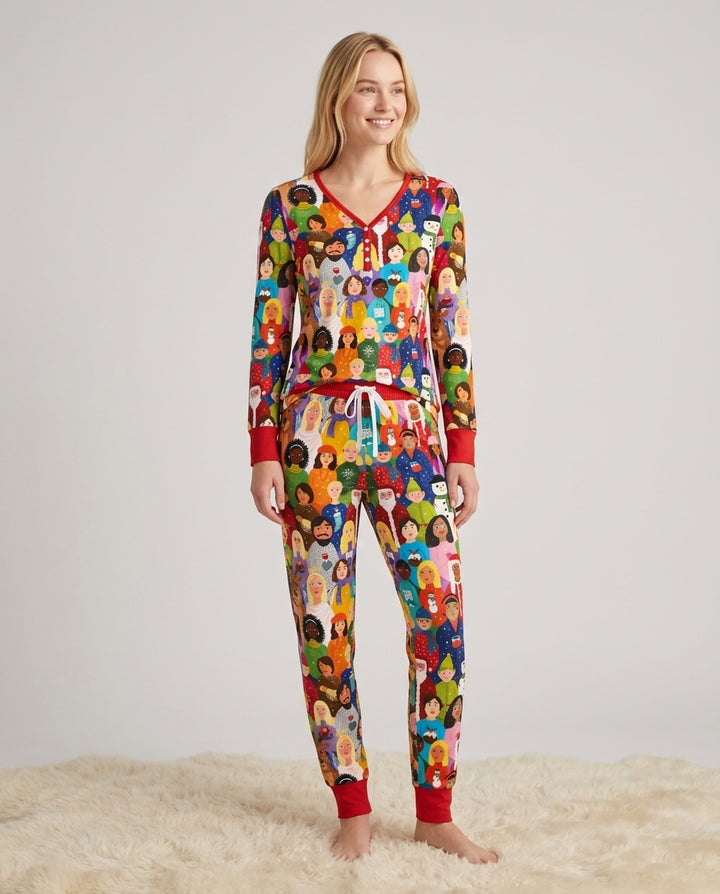 Together for Christmas Bamboo Women Pajama Set