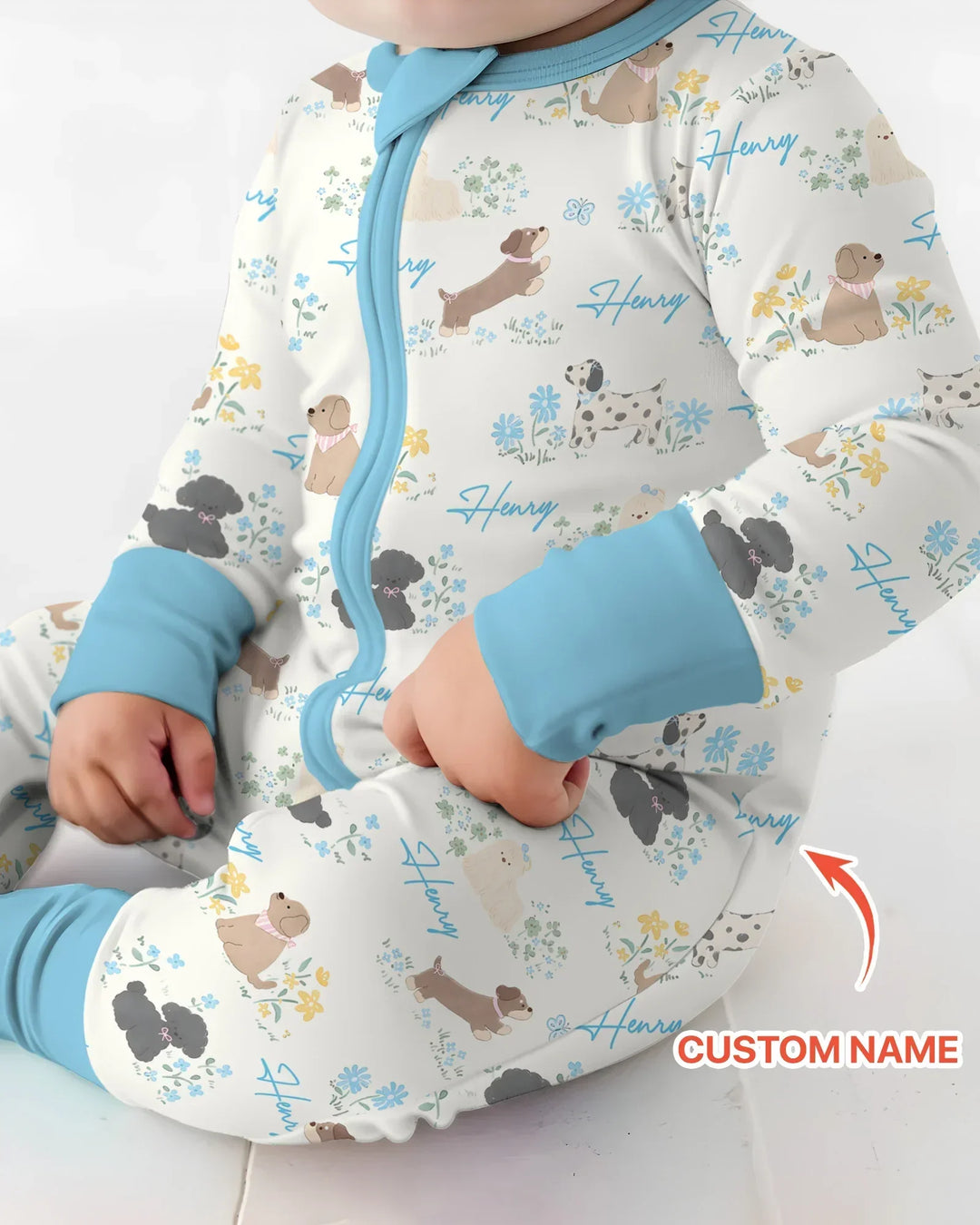 Gerippte Babykleidung mit individuellem Foto - Weich &amp; Skizzenhaft