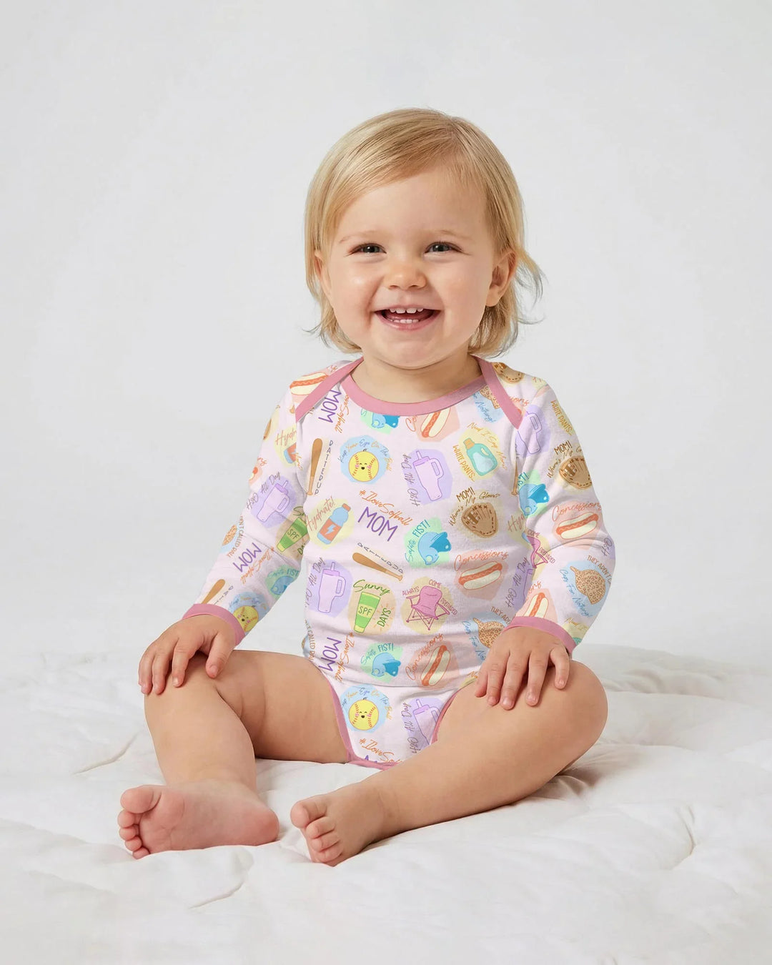 SoftBall Mom Saves The Days Bodysuit