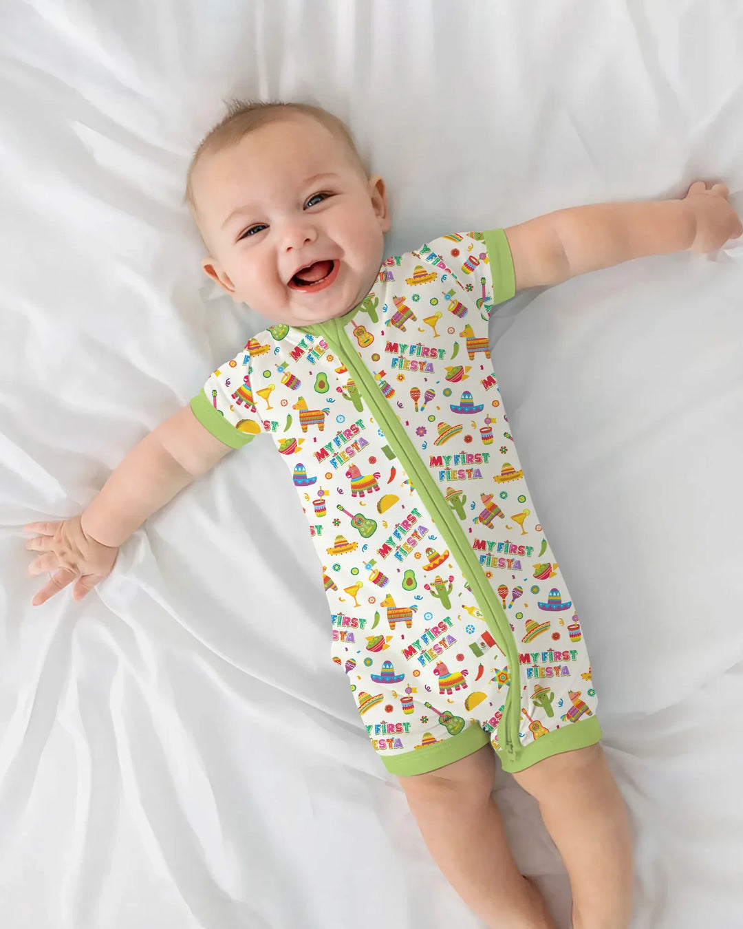 Cinco de Mayo Family Matching Bamboo Shorty Zippy