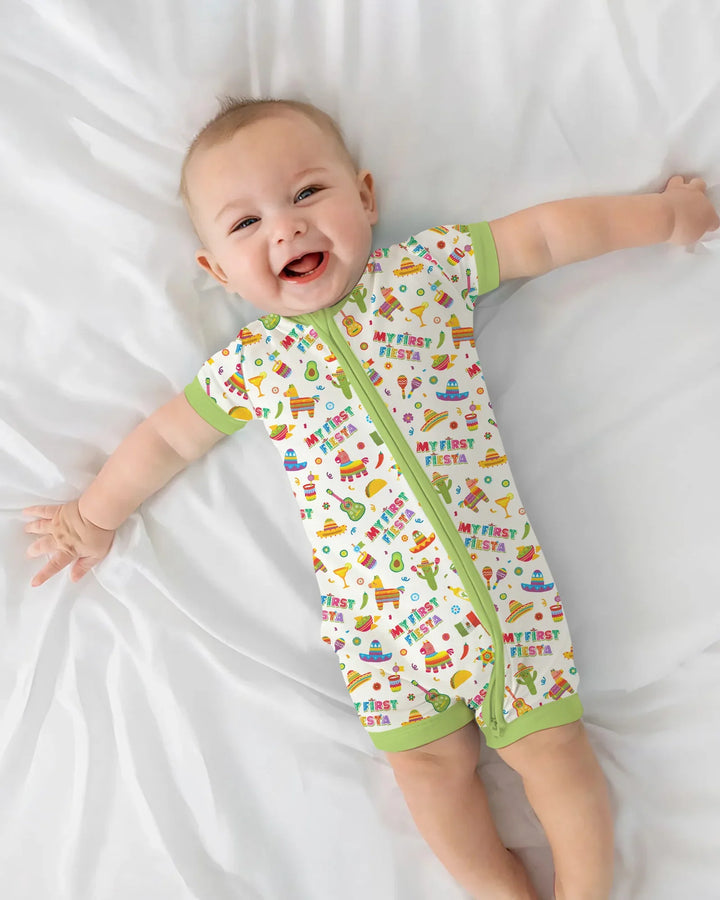 Cinco de Mayo Family Matching Bamboo Shorty Zippy