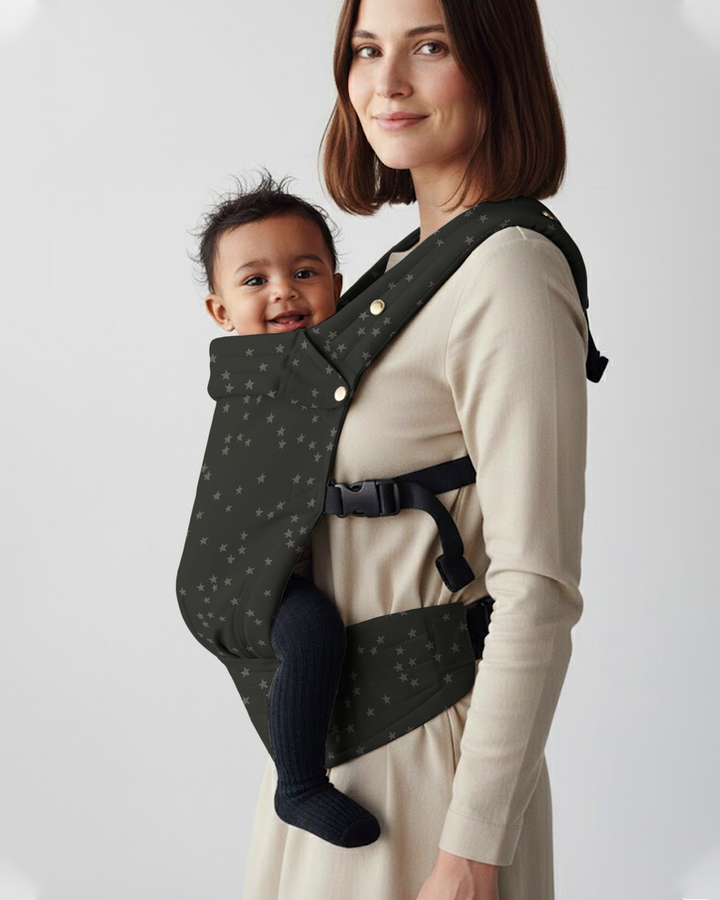 Midnight Minimal Star Scatter Baby Carrier