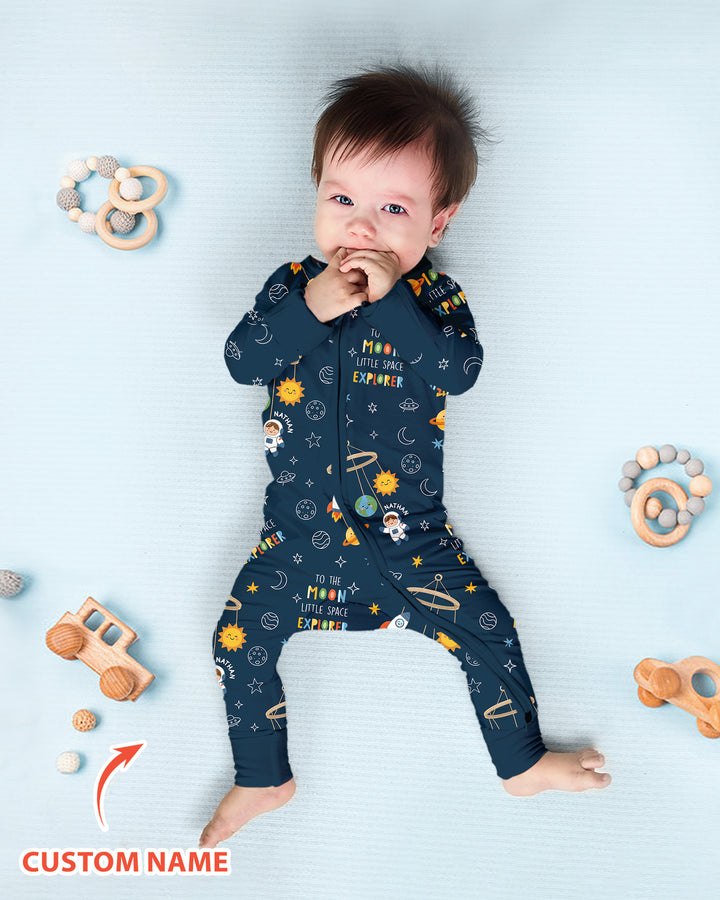 Gerippte Babykleidung mit individuellem Foto - Weich &amp; Skizzenhaft