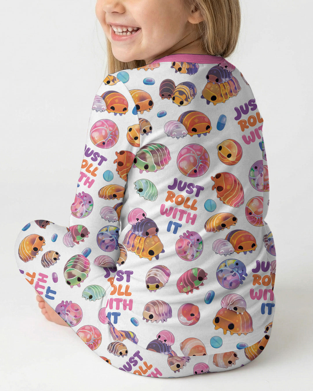 Just Roll With It Bamboo Two Piece Long Sleeve Pajama Set