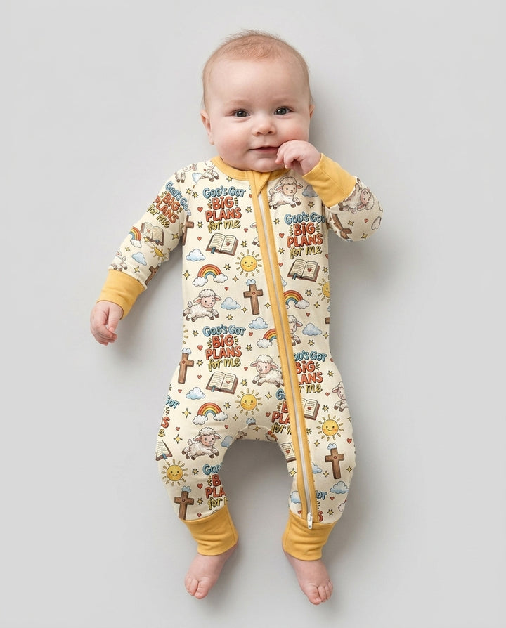 Gerippte Babykleidung mit individuellem Foto - Weich &amp; Skizzenhaft