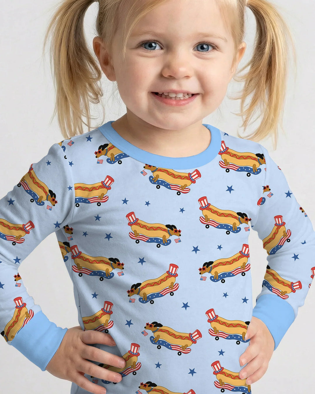 Conjunto de pijama de dos piezas de bambú de manga larga