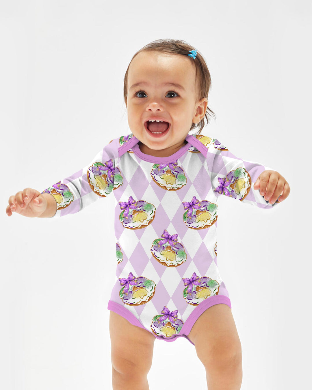 Gerippte Babykleidung mit individuellem Foto - Weich &amp; Skizzenhaft