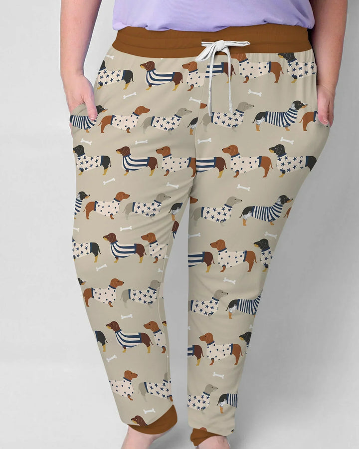 Cute Wieners Women Pajama Set