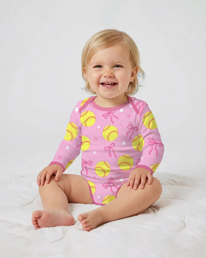 Softball Lovers Bamboo Bodysuit
