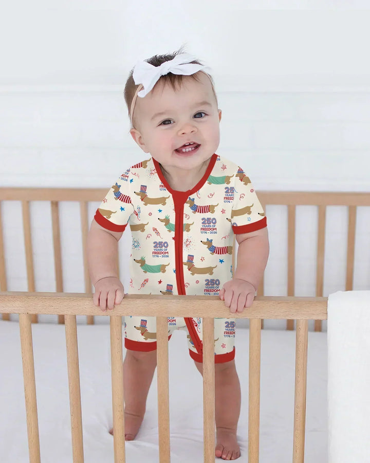 250 Years Of Freedom Shorty Zippy