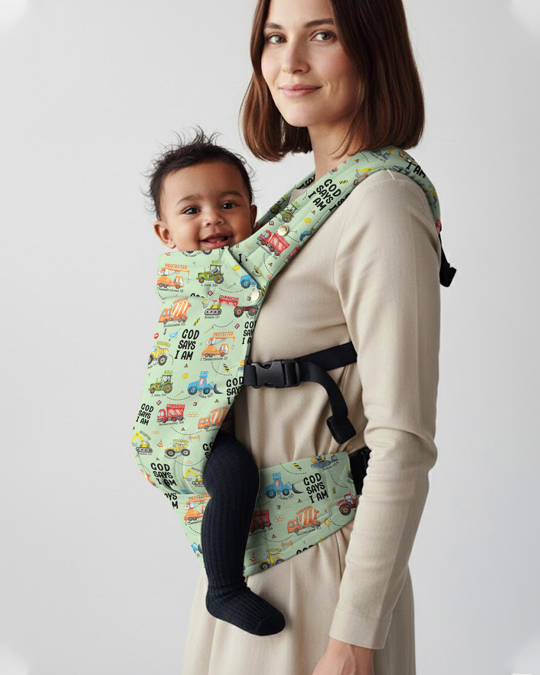 God Says I Am Construction Baby Carrier