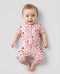 Blushing Wildflowers Bamboo Shorty Zippy