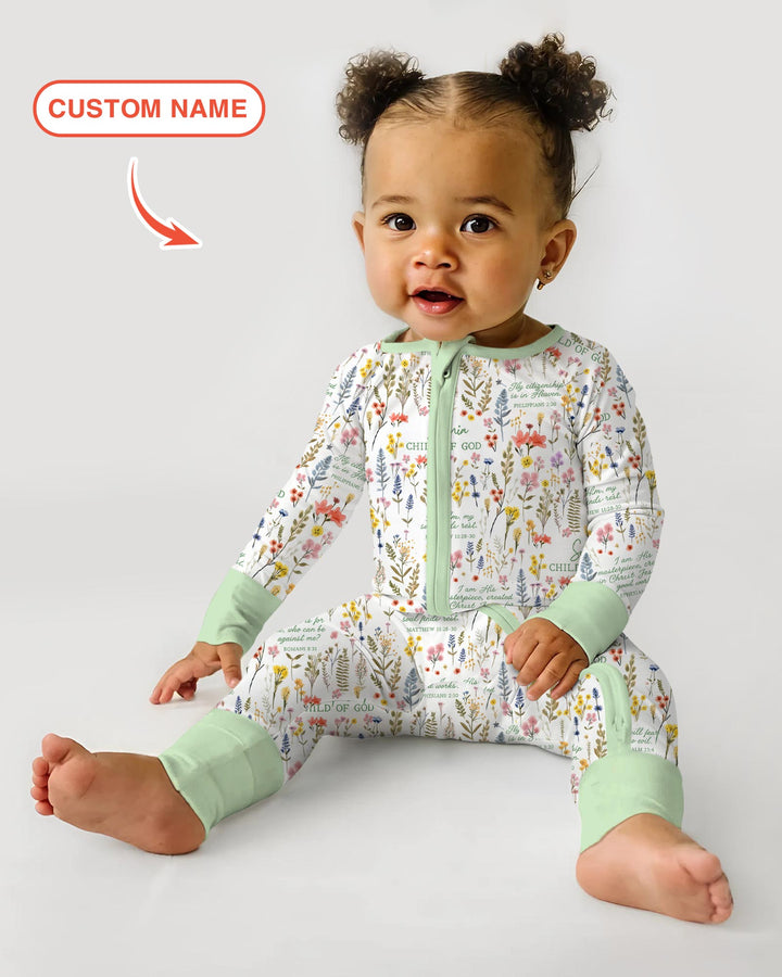 Gerippte Babykleidung mit individuellem Foto - Weich &amp; Skizzenhaft