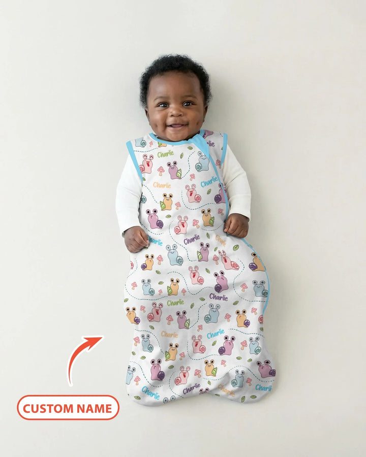 Custom Name Snailed it! Bamboo Sleep Bag