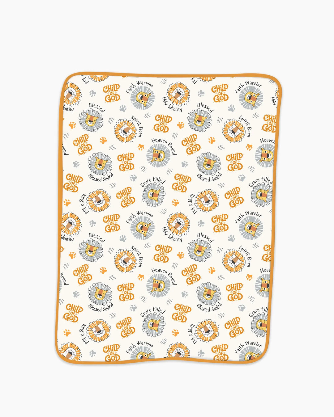 A Child Of God Boy Bamboo Blanket