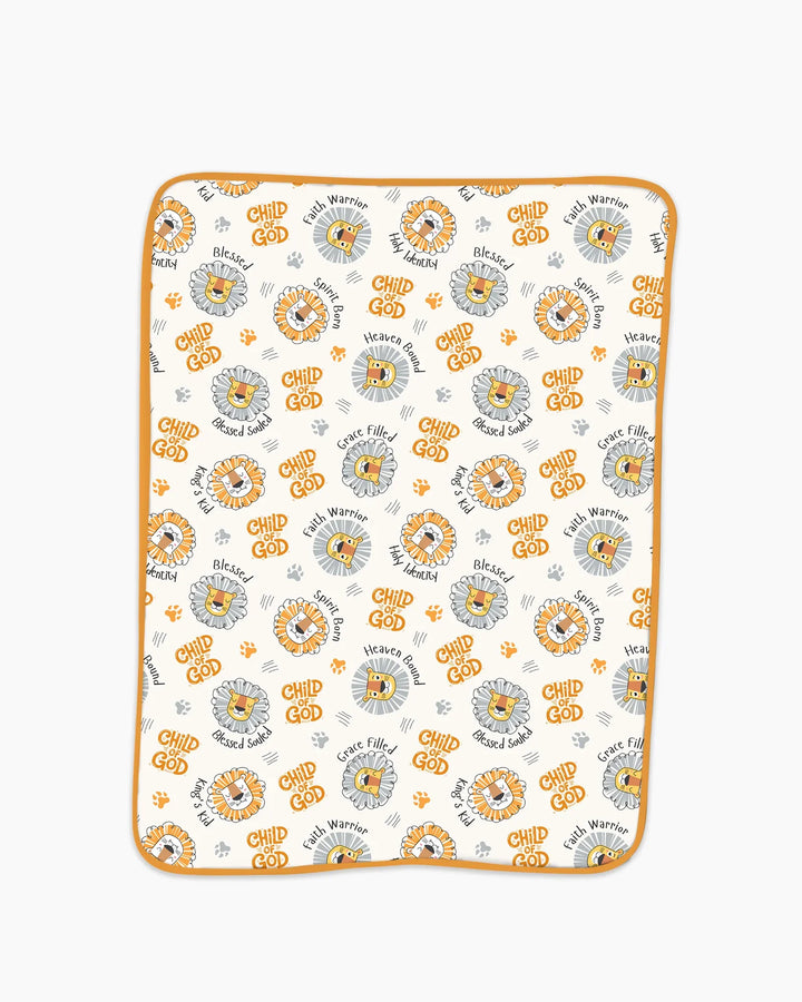 A Child Of God Boy Bamboo Blanket