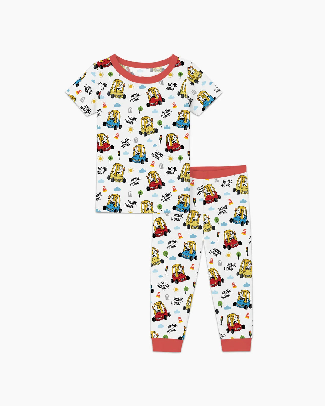 Honk Honk Silly Goose Bamboo Two Piece Short Sleeve Pajama Set
