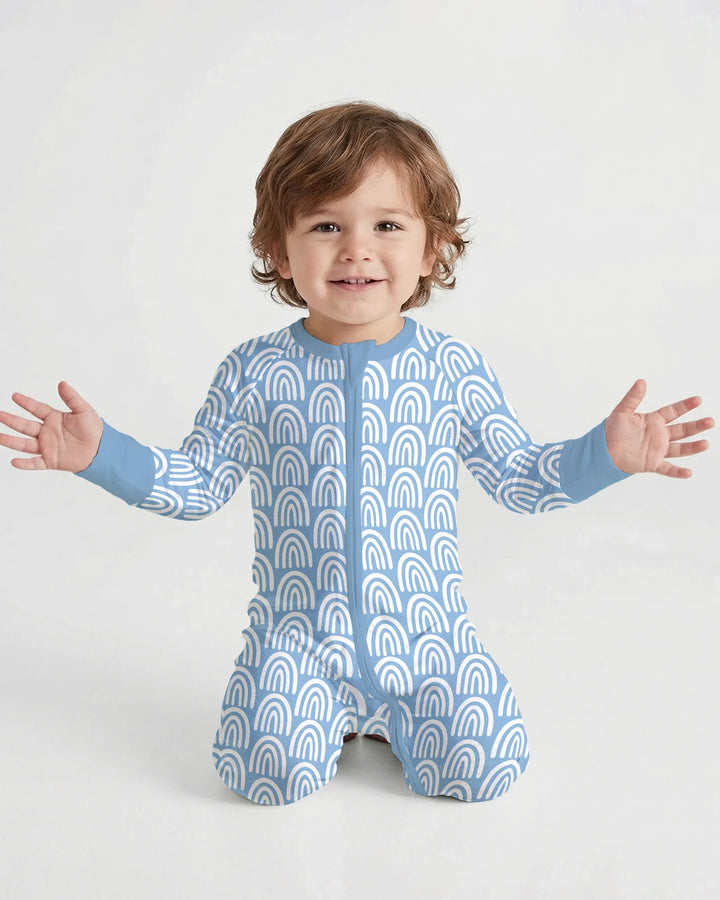 Sky Blue Rainbows Bamboo Convertible Zippy