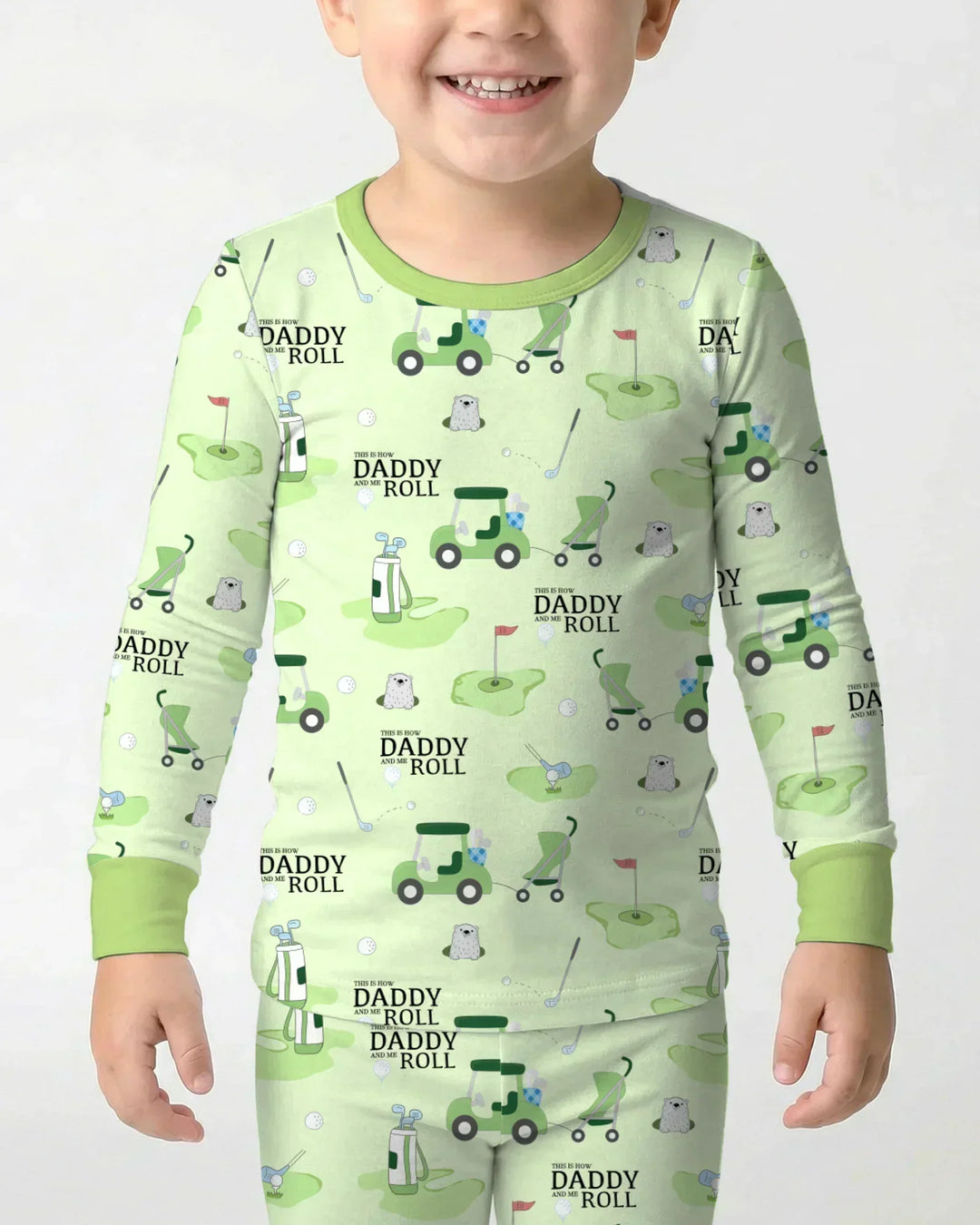 Daddy Golf Team Two Piece Long Sleeve Pajama Set